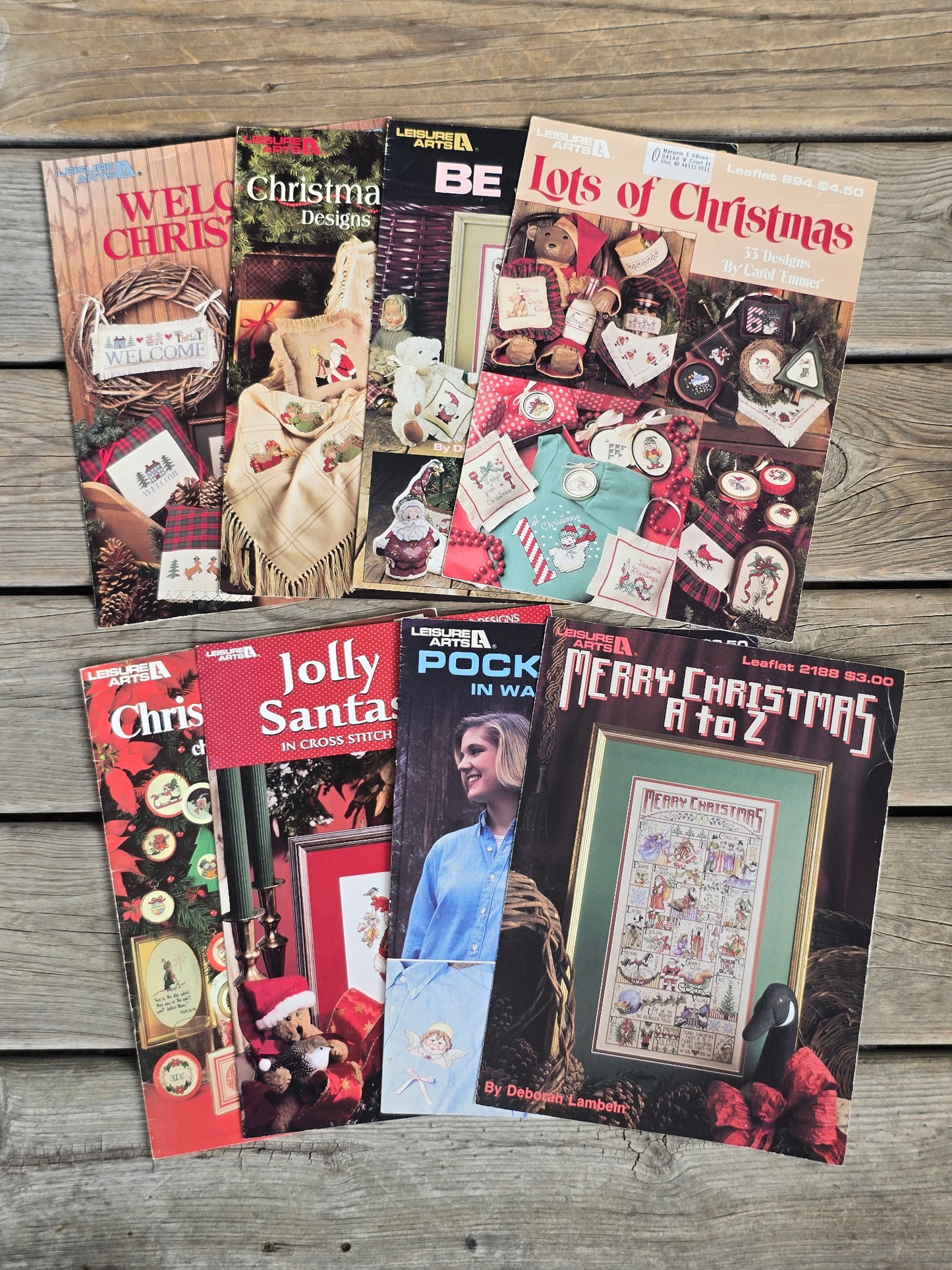 Leisure Arts - Christmas Cross Stitch Pattern - Bundle