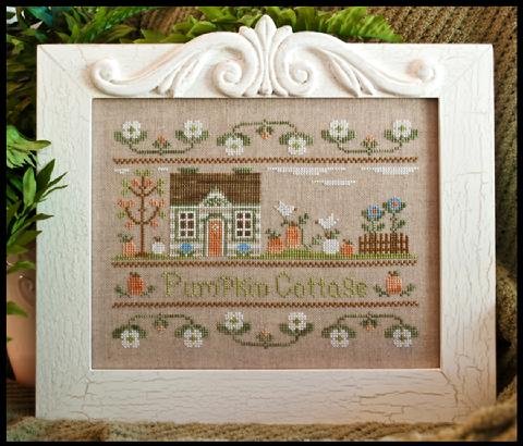 Country Cottage Needleworks - Pumpkin Cottage - Cross Stitch Pattern