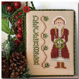 Little House Needleworks - Calendar Girl Series - December - Cross Stitch Pattern