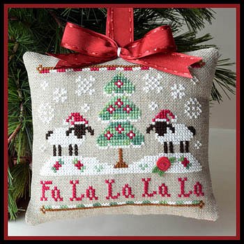 Country Cottage Needleworks - Country Cottage Ornaments - Fa La La - Cross Stitch Pattern