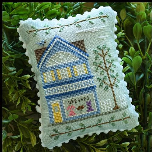 Country Cottage Needleworks - Main Street - Main Street Dress Shop - Cross Stitch Pattern