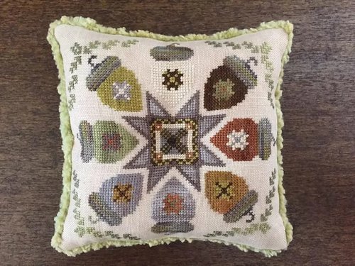 The Blue Flower - Autumn Acorns - Cross Stitch Pattern