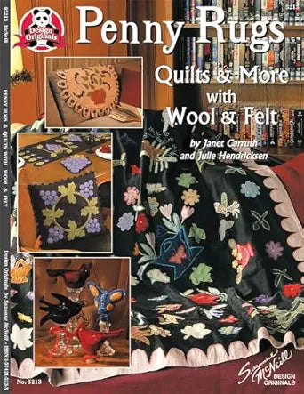 Design Originals - Penny Rugs - Quilts & More with Wool & Felt - Book