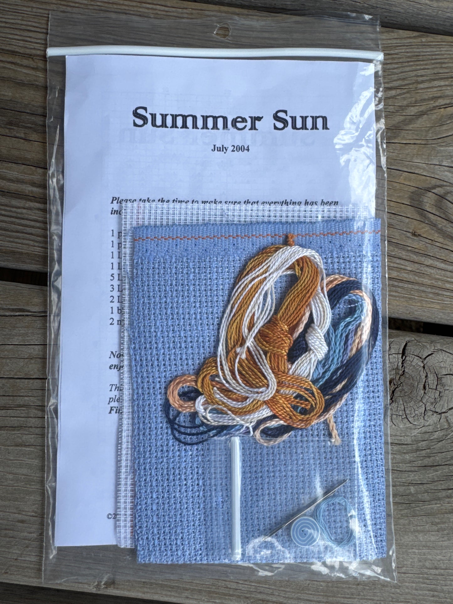 Aidaworks - Stitchin' Fix - Summer Sun - Cross Stitch Kit