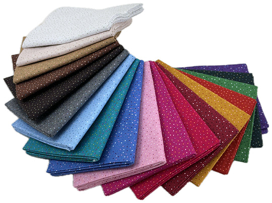 Poppie Cotton - Confetti Colors - Quilting Fabric - Fat Quarter Bundle