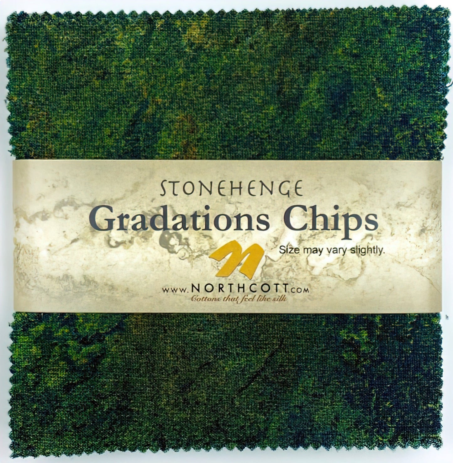 Northcott - Stonehenge Gradations Chips - Robin's Egg Chips - Quilting Fabric - Charm Pack