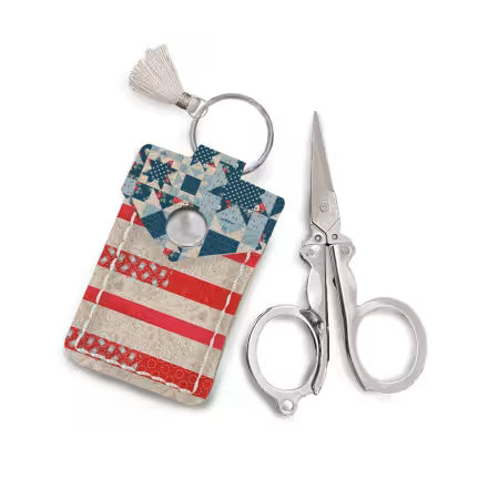 Riley Blake Designs - Leather Scissor Pouch Independence