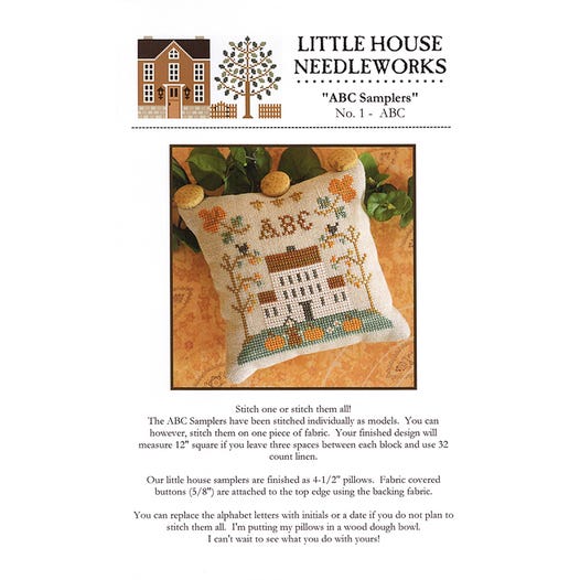 Little House Needleworks - ABC Samplers - No. 1 - ABC - Cross Stitch Pattern