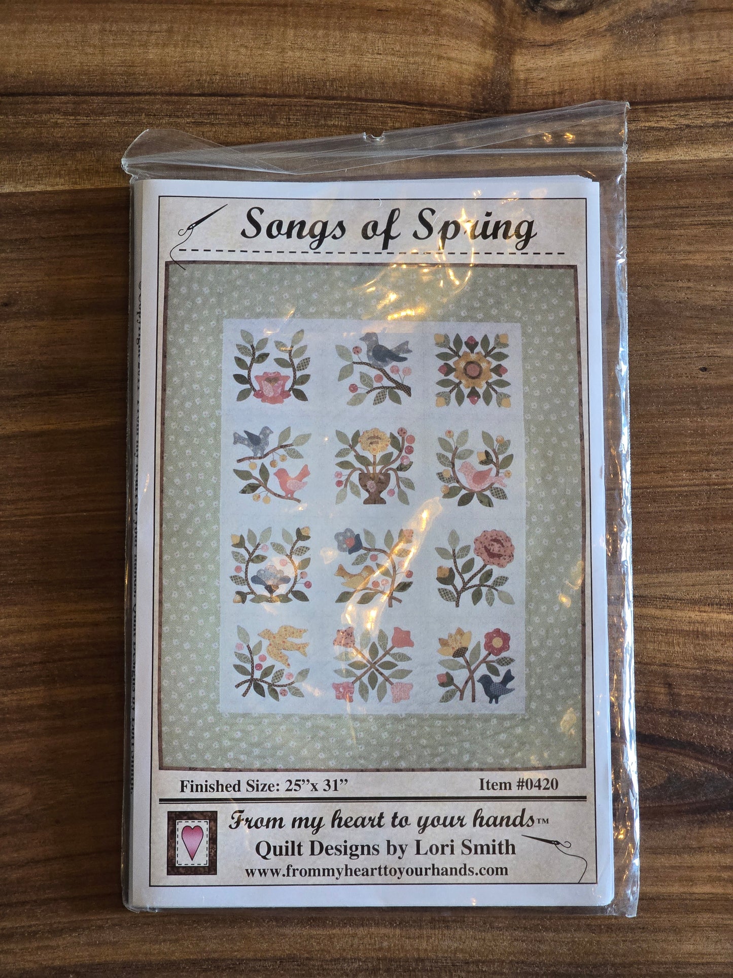 From My Heart to your Hands - Songs of Spring - Quilt Pattern