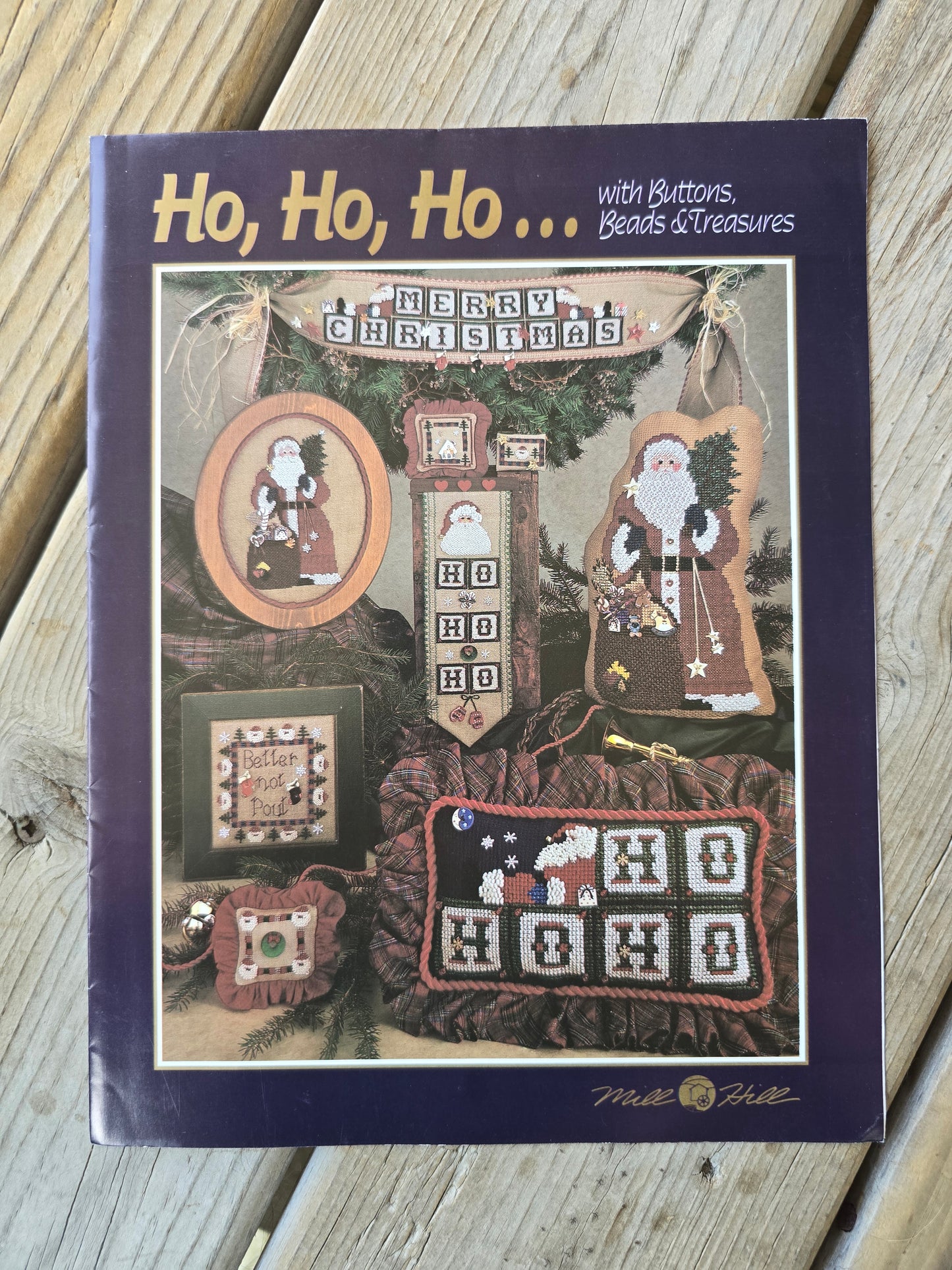 Mill Hill - Ho, Ho, Ho - Cross Stitch Pattern Leaflet