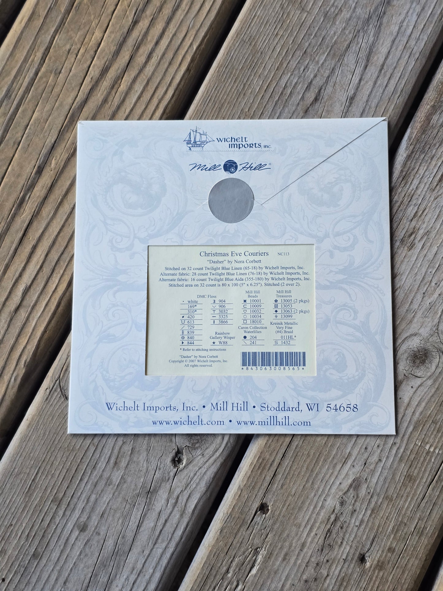 Mirabilia - Christmas Eve Couriers "Dasher" - Cross Stitch Pattern