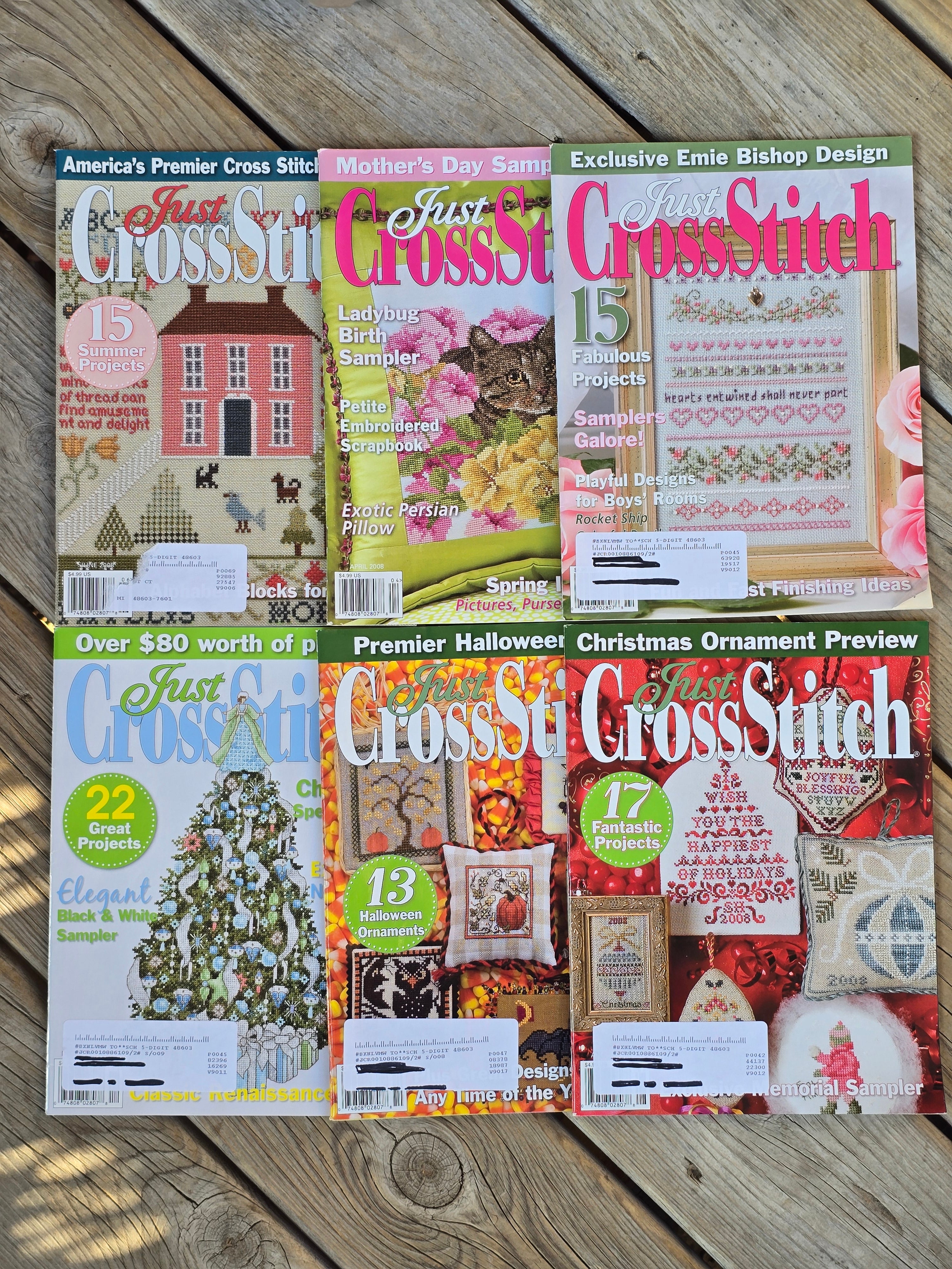 Just Cross Stitch - 2008 - Magazine Bundle – GATHER 'N STITCH LLC