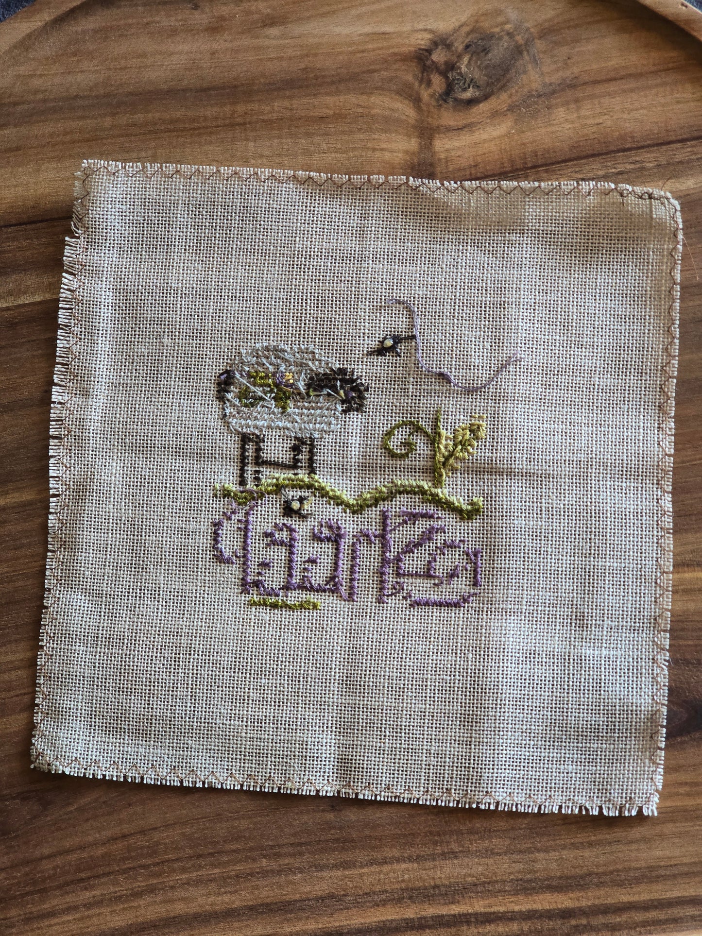 Shepherd's Bush - Sheep - Completed Cross Stitch