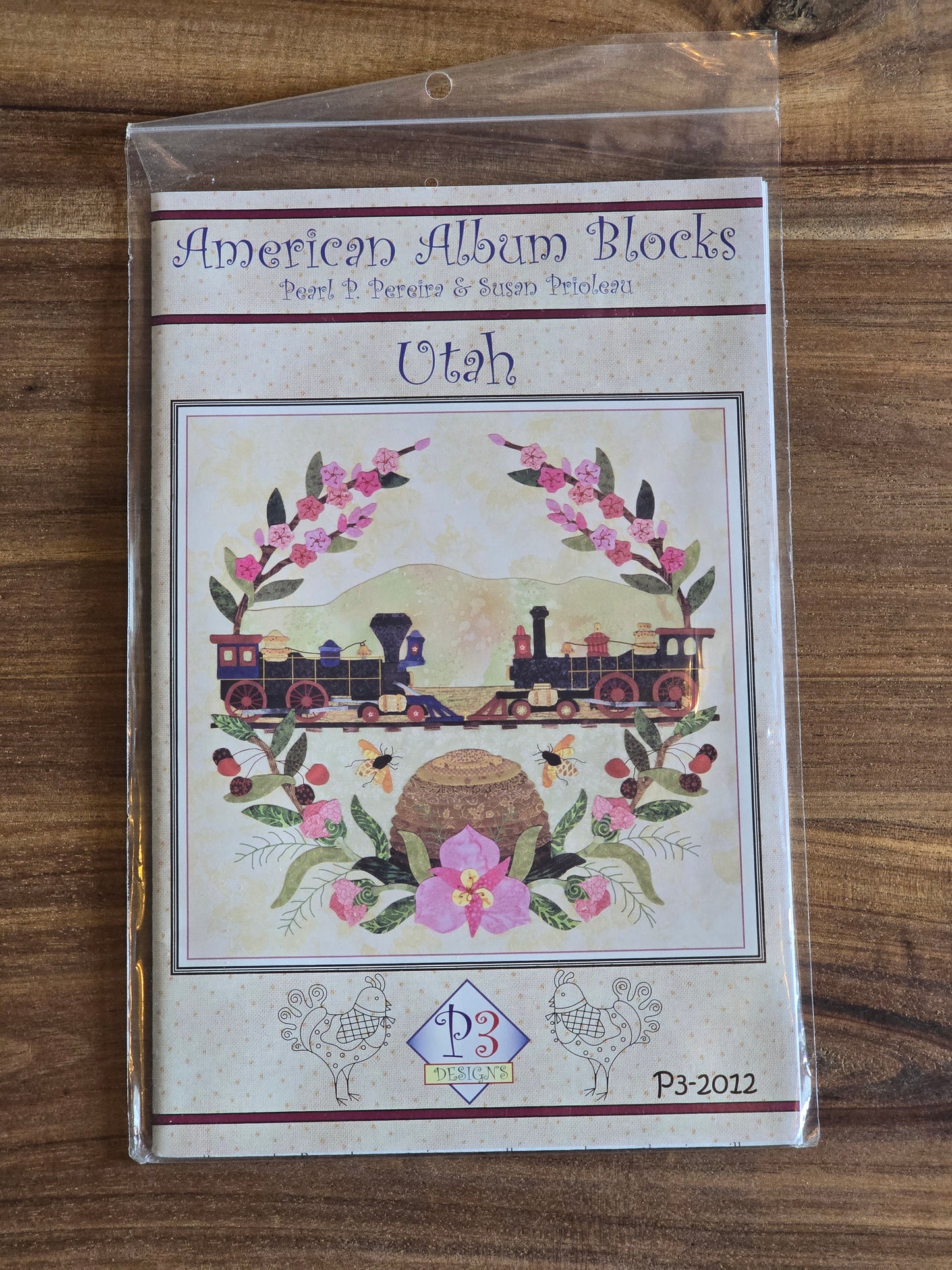 P3 Designs - American Album Blocks - Utah - Applique Pattern