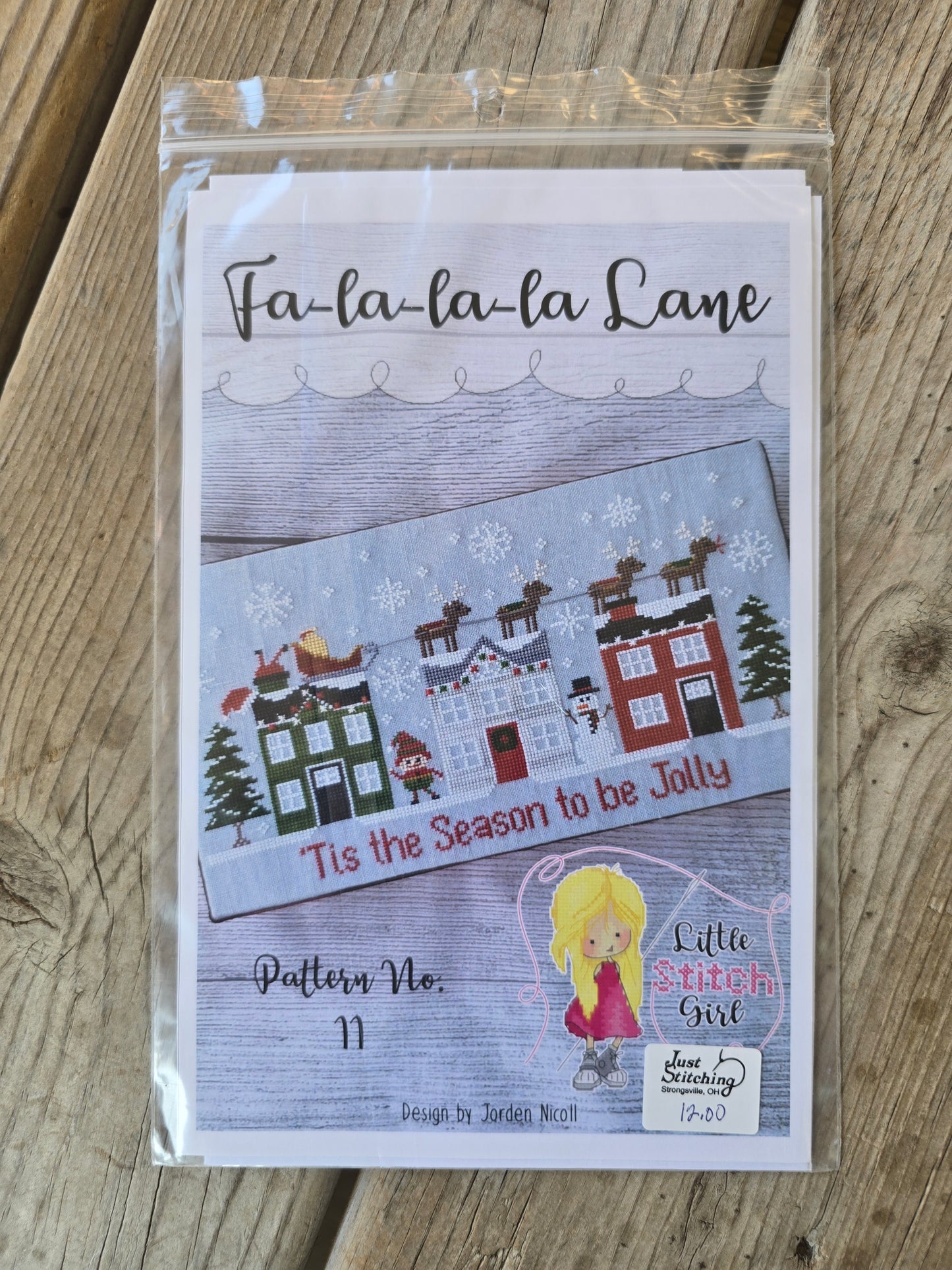 Little Stitch Girl - Fa-la-la-la Lane - Cross Stitch Pattern