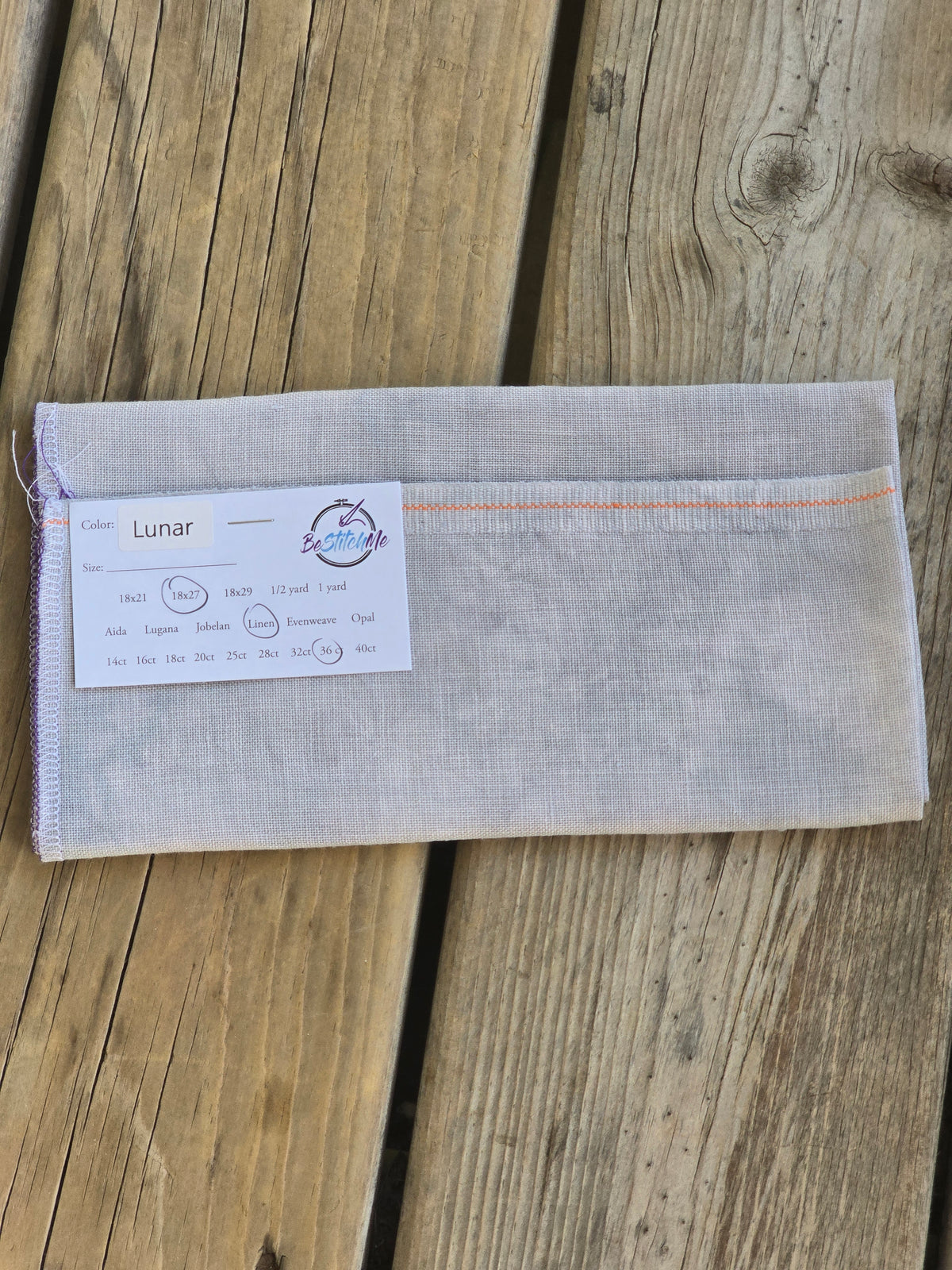 BeStitchMe - Lunar - 36ct Linen - Cross Stitch Cloth