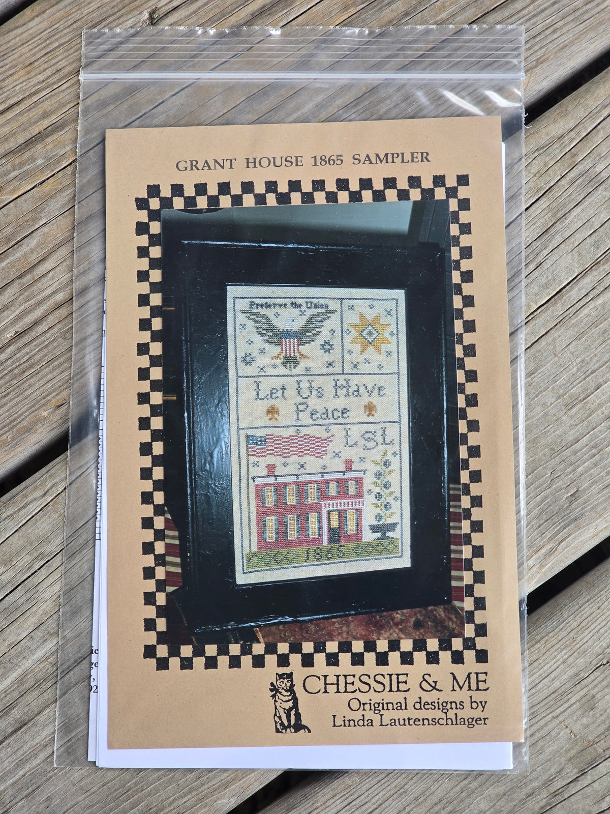 Chessie & Me - Grant House 1865 Sampler - Cross Stitch Pattern