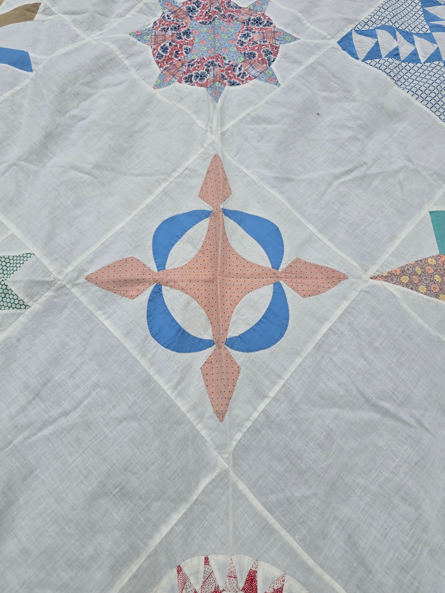 Vintage Sampler Quilt Top