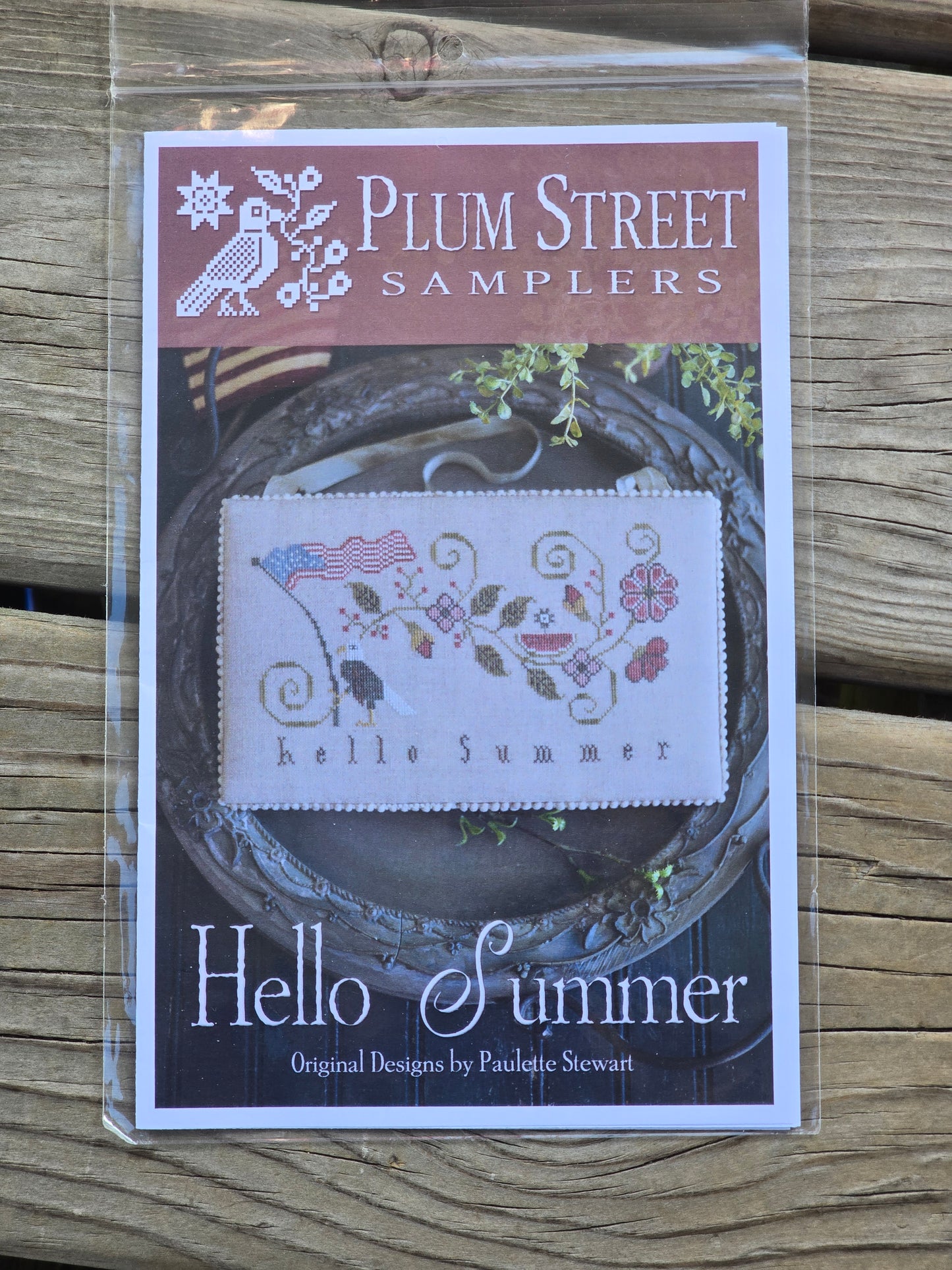 Plum Street Samplers - Hello Summer - Cross Stitch Pattern