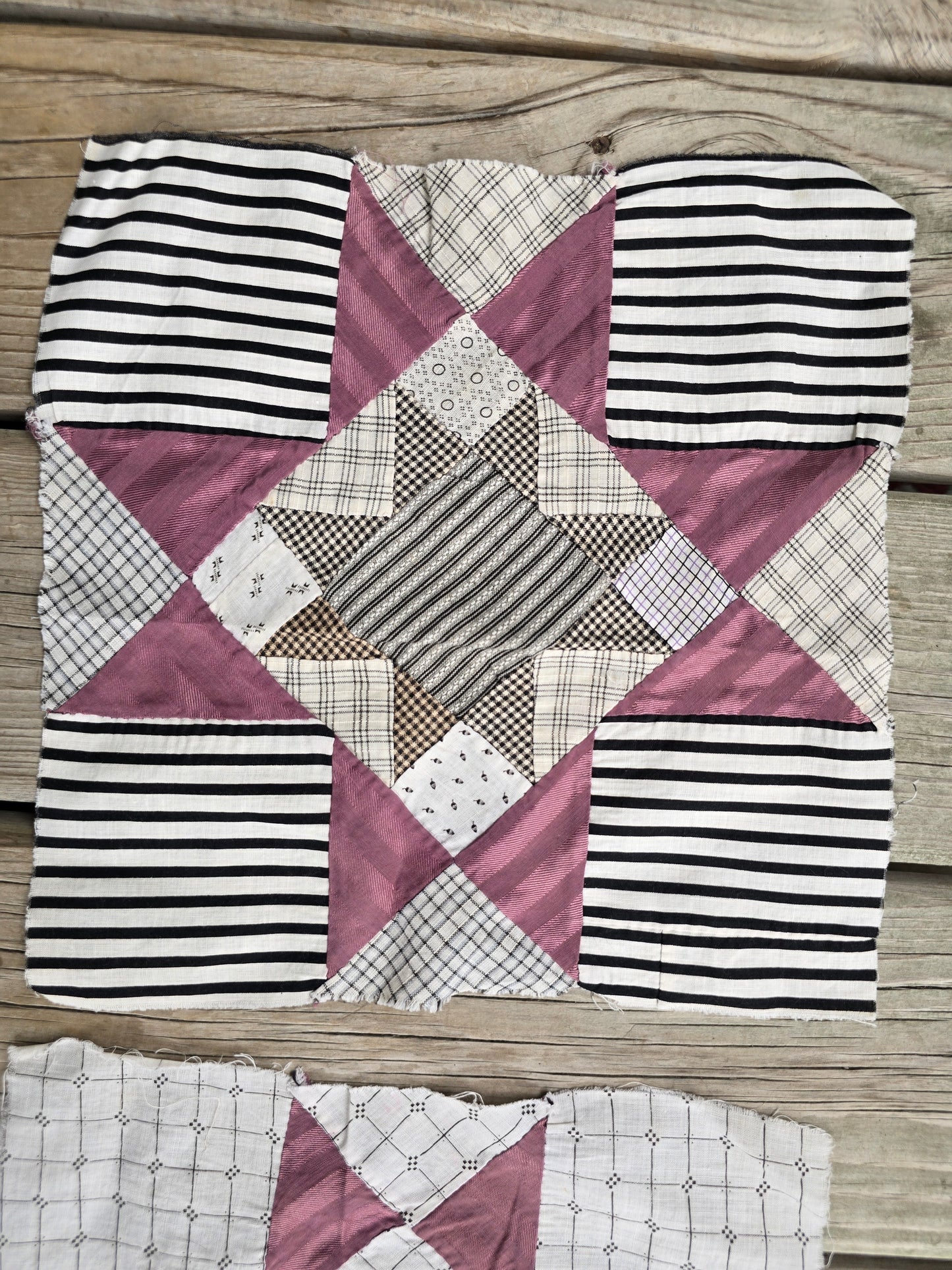 Antique Quilt Blocks - Set of 3