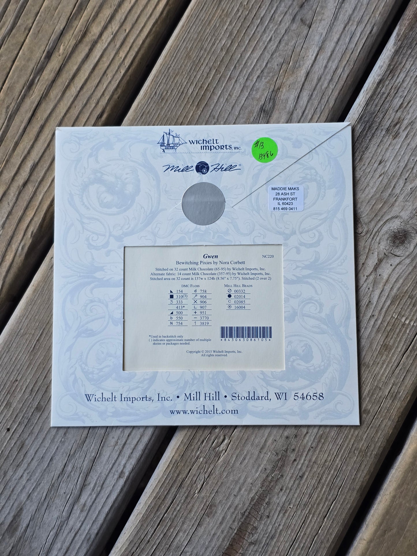 Mirabilia - Gwen - Cross Stitch Pattern