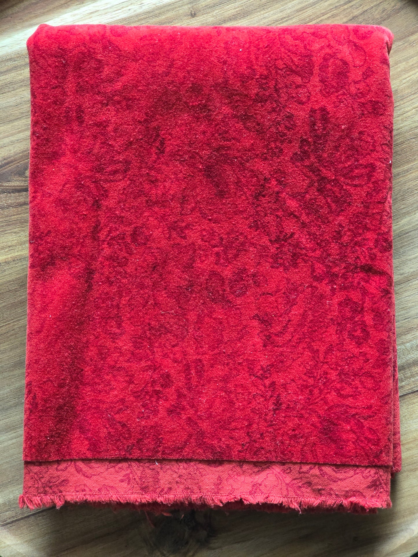 Velvet Floral Fabric