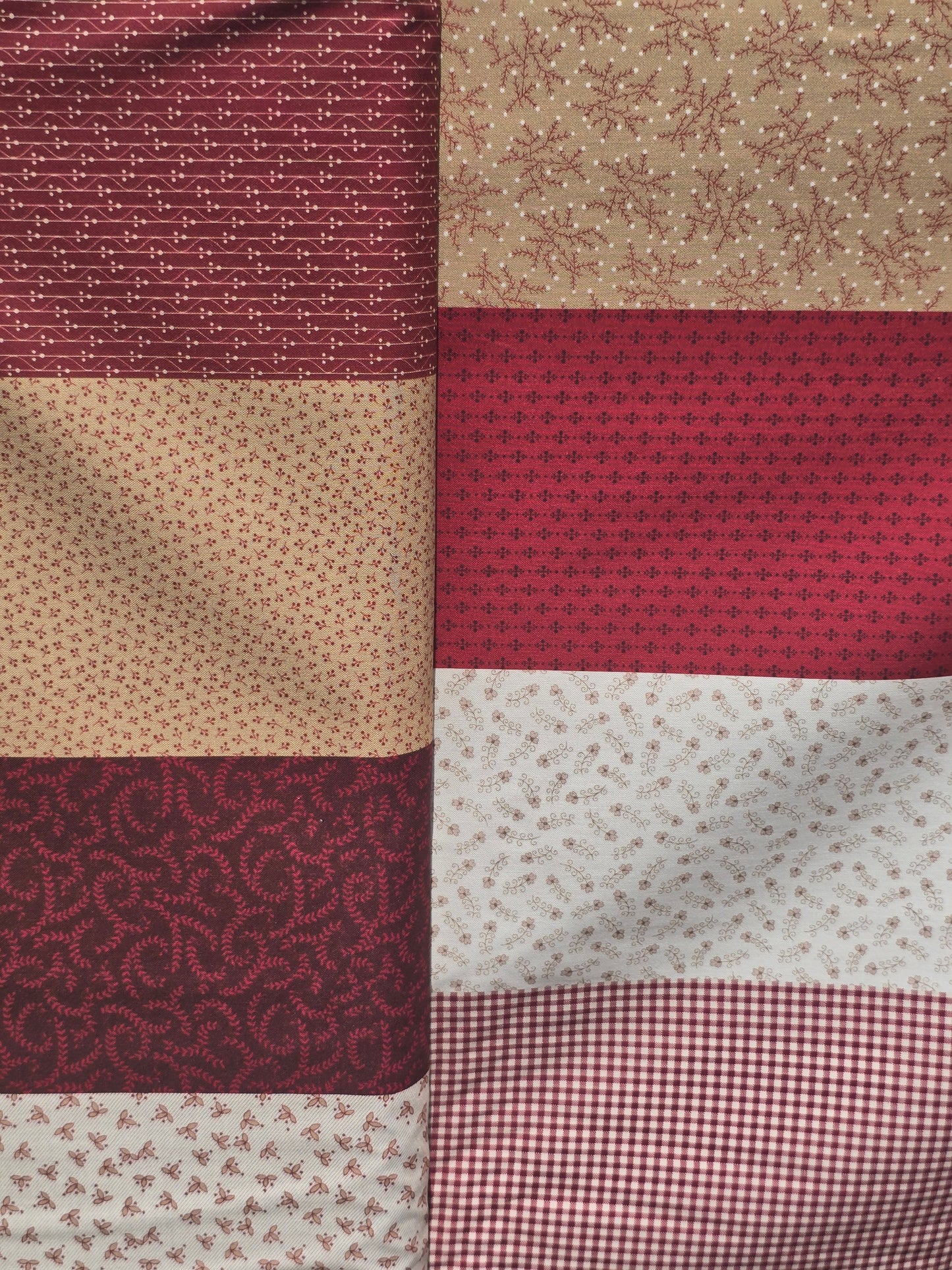Marcus Fabrics - Vicki McCarty - Patches of Joy Collection - Quilting Fabric - Off The Bolt