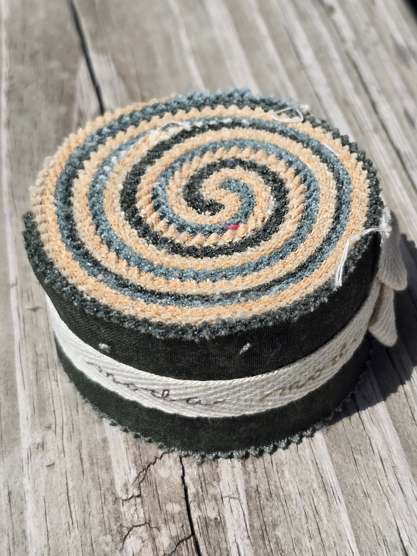 Moda - Green and Tan - Quilting Fabric - Honey Bun