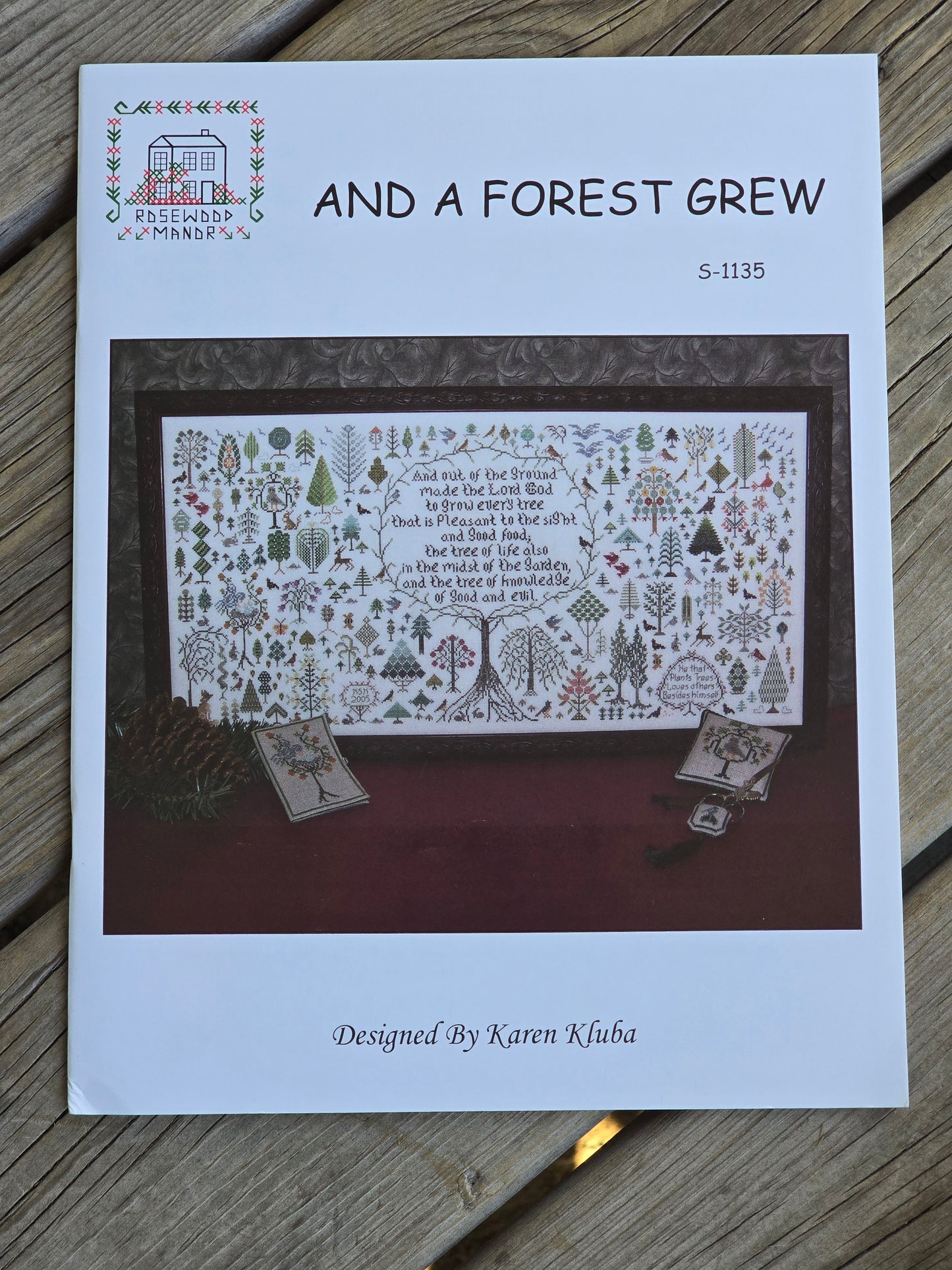 Rosewood Manor - And A Forest Grew - Cross Stitch Pattern