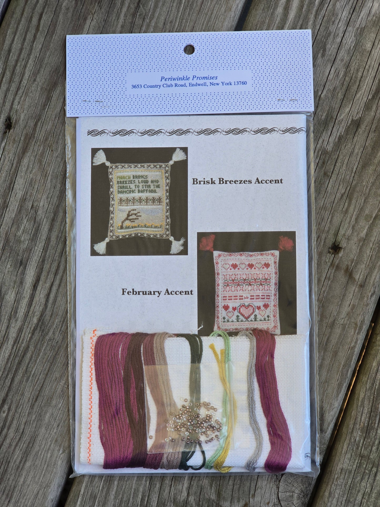 Periwinkle Promises - Predictable Phil - Sampler Accents - Cross Stitch Kit