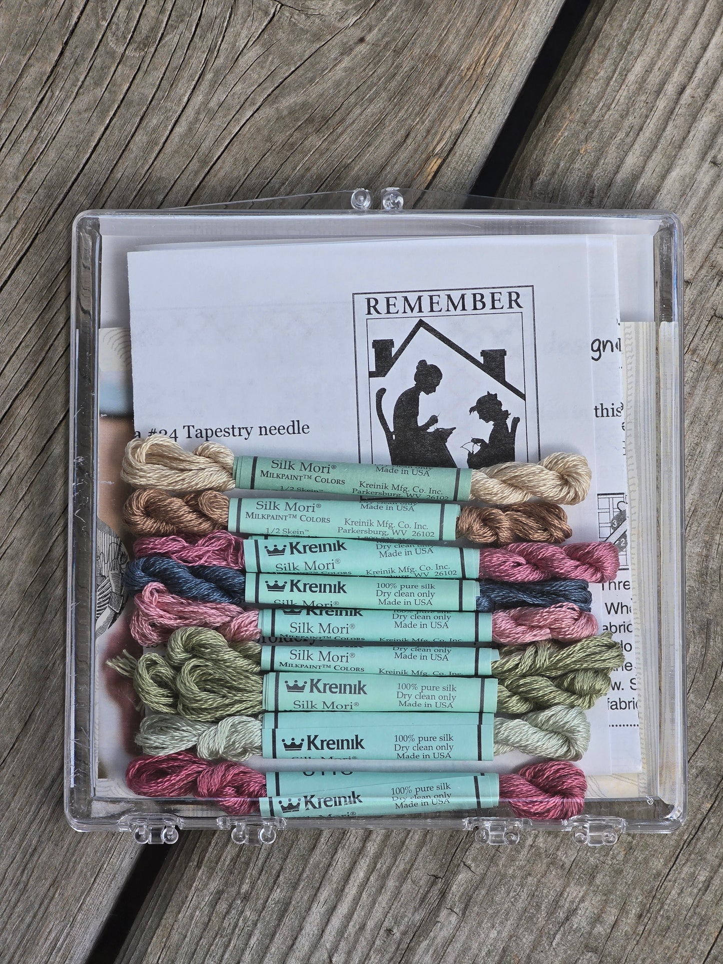 Kreinik - Remember the Ladies - Time Passes - Cross Stitch Kit