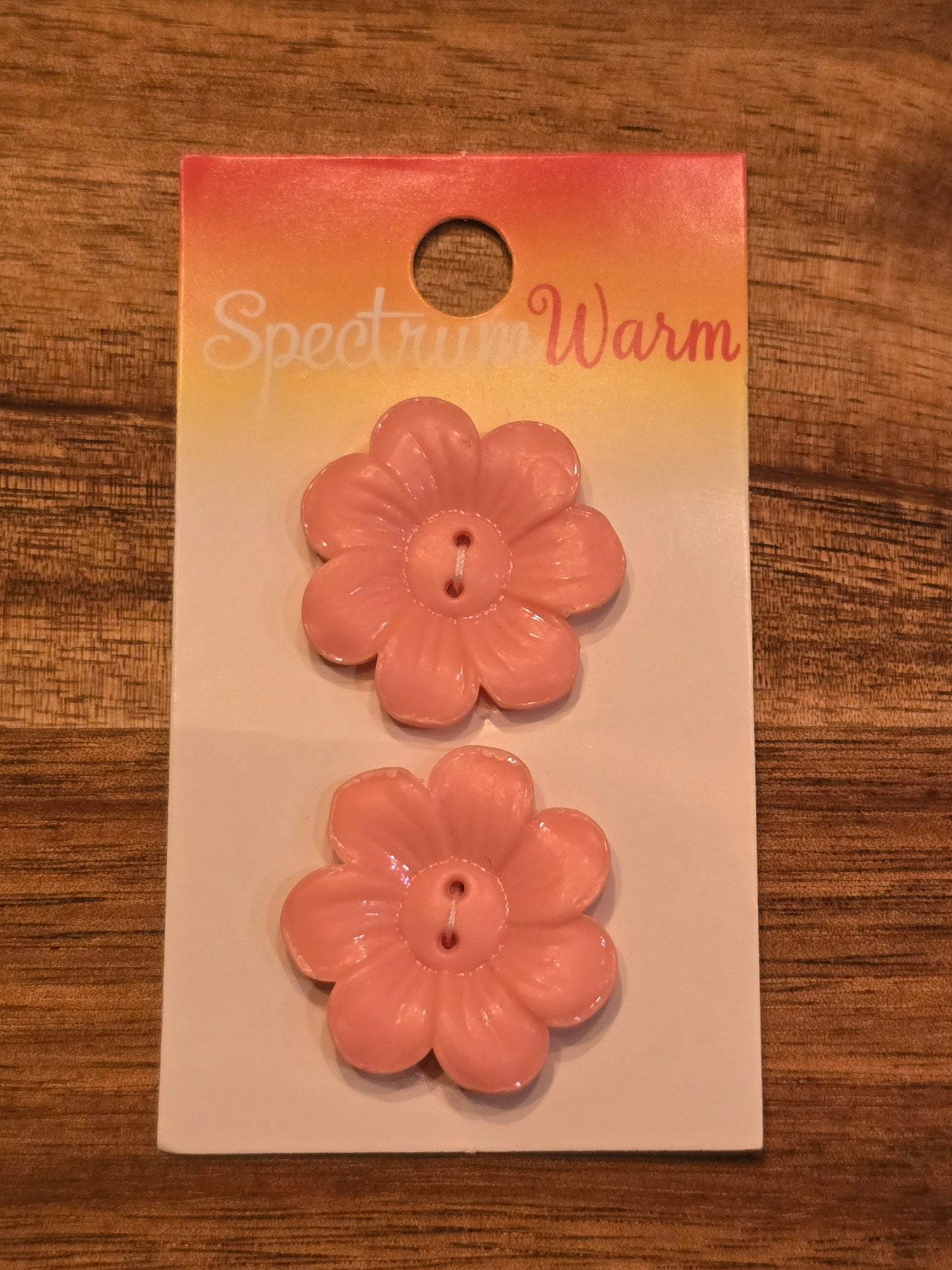 Spectrum Warm - Flower Buttons