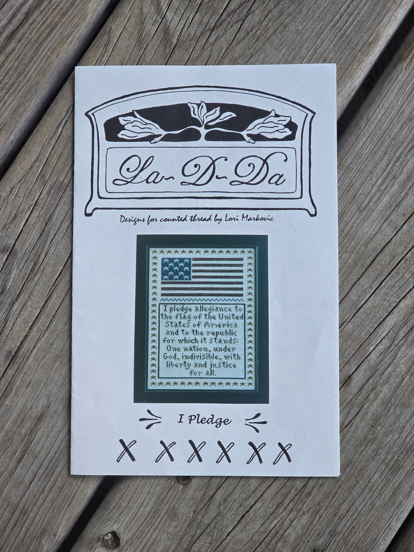 La-D-Da - I Pledge - Cross Stitch Pattern