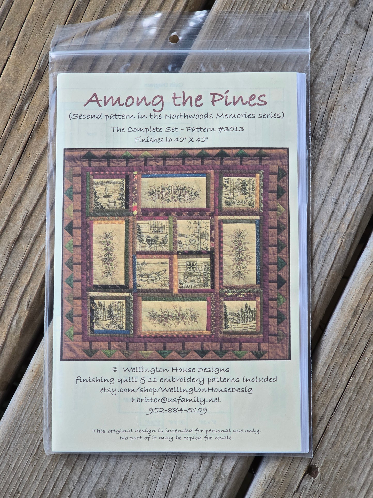 Wellington House Designs - Among the Pines - Quilt Pattern