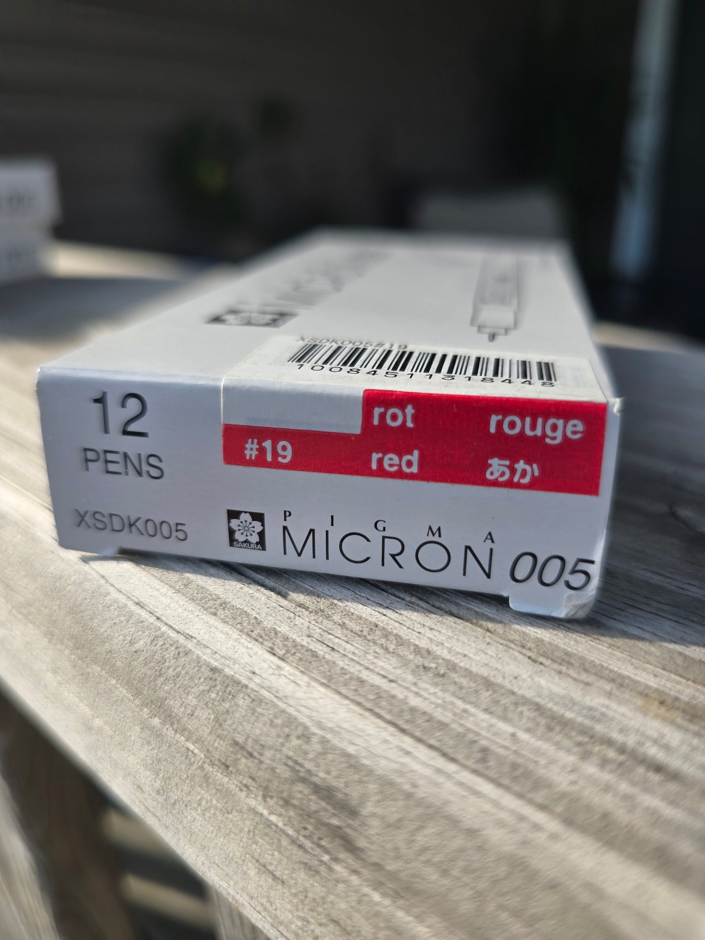 Pigma Micron Pen - 005 - Red, Blue, Brown