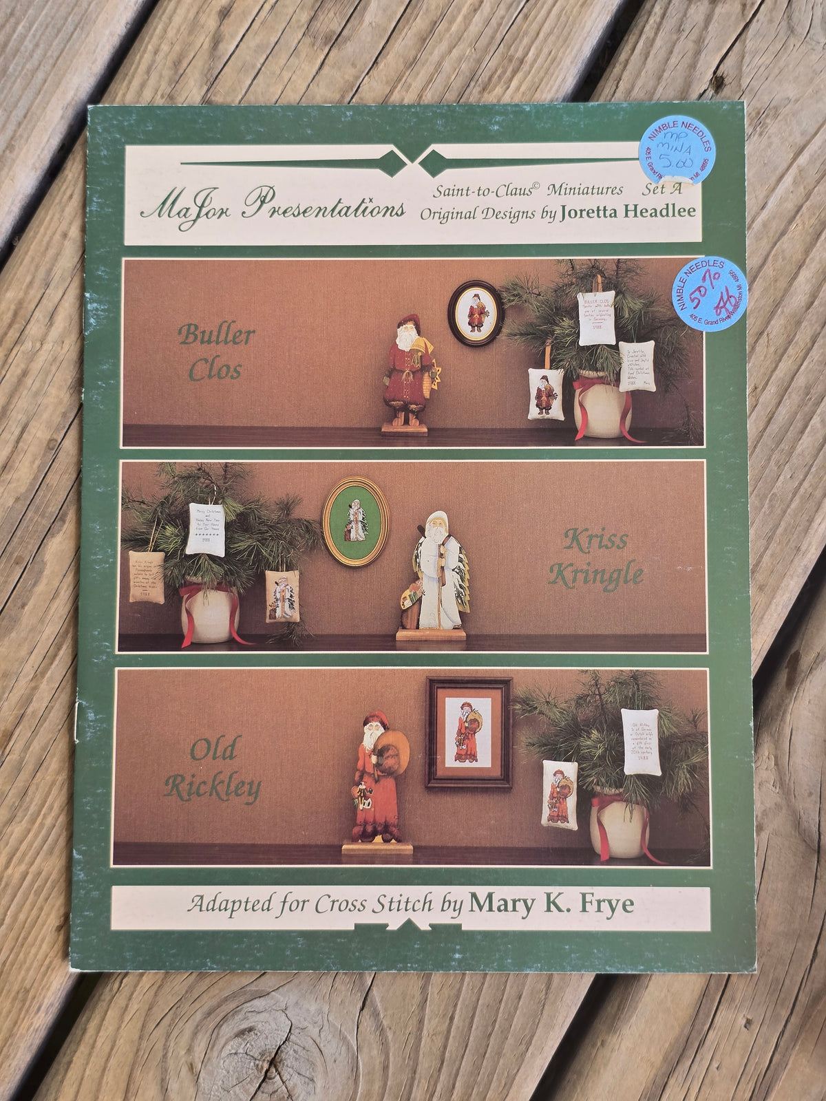 MaJor Presentations - Santa-to-Clause Miniatures Set A- Cross Stitch Pattern