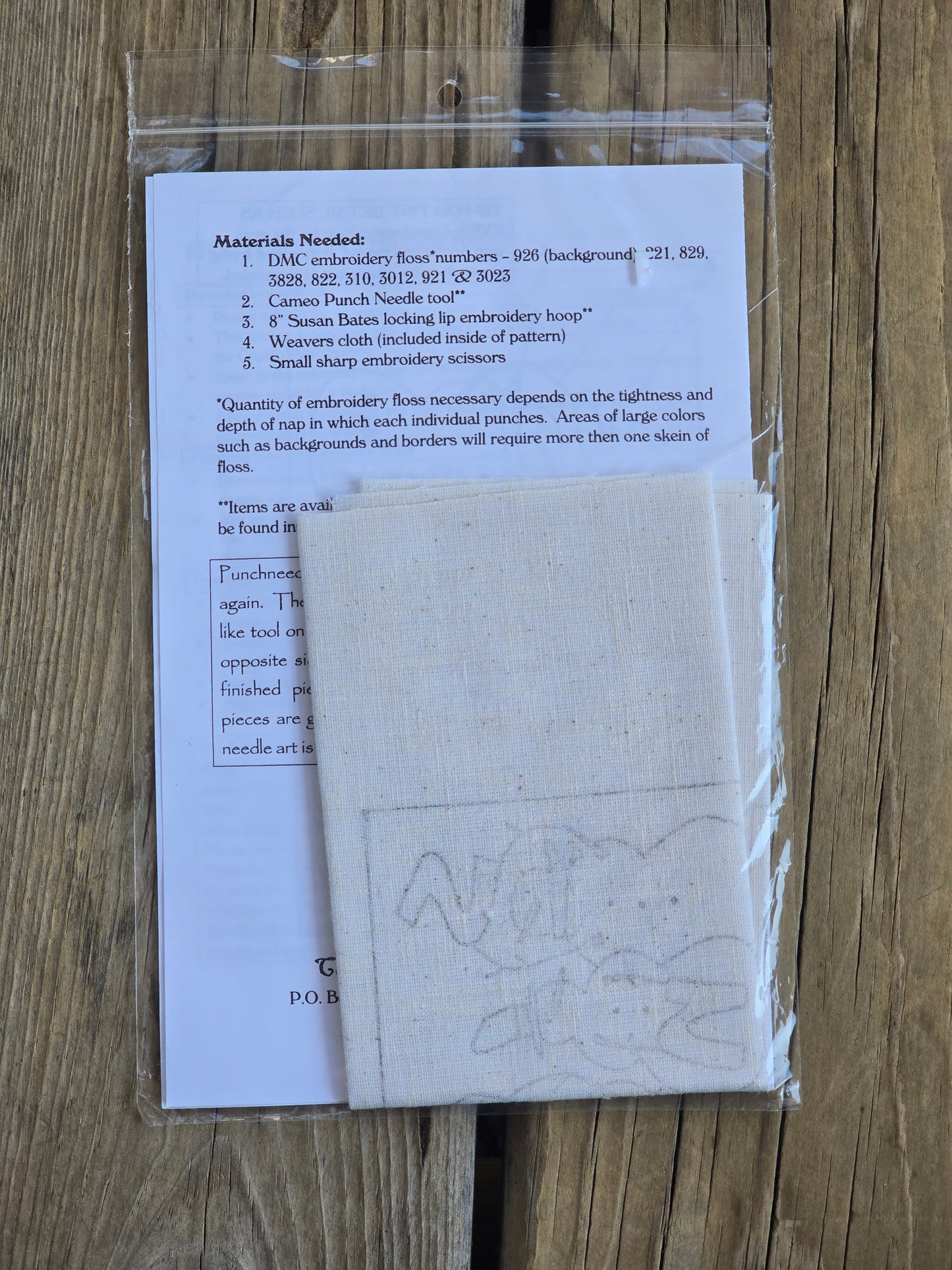 With Thy Needle & Thread - Fun In The Snow - Embroidery - Punchneedle Pattern