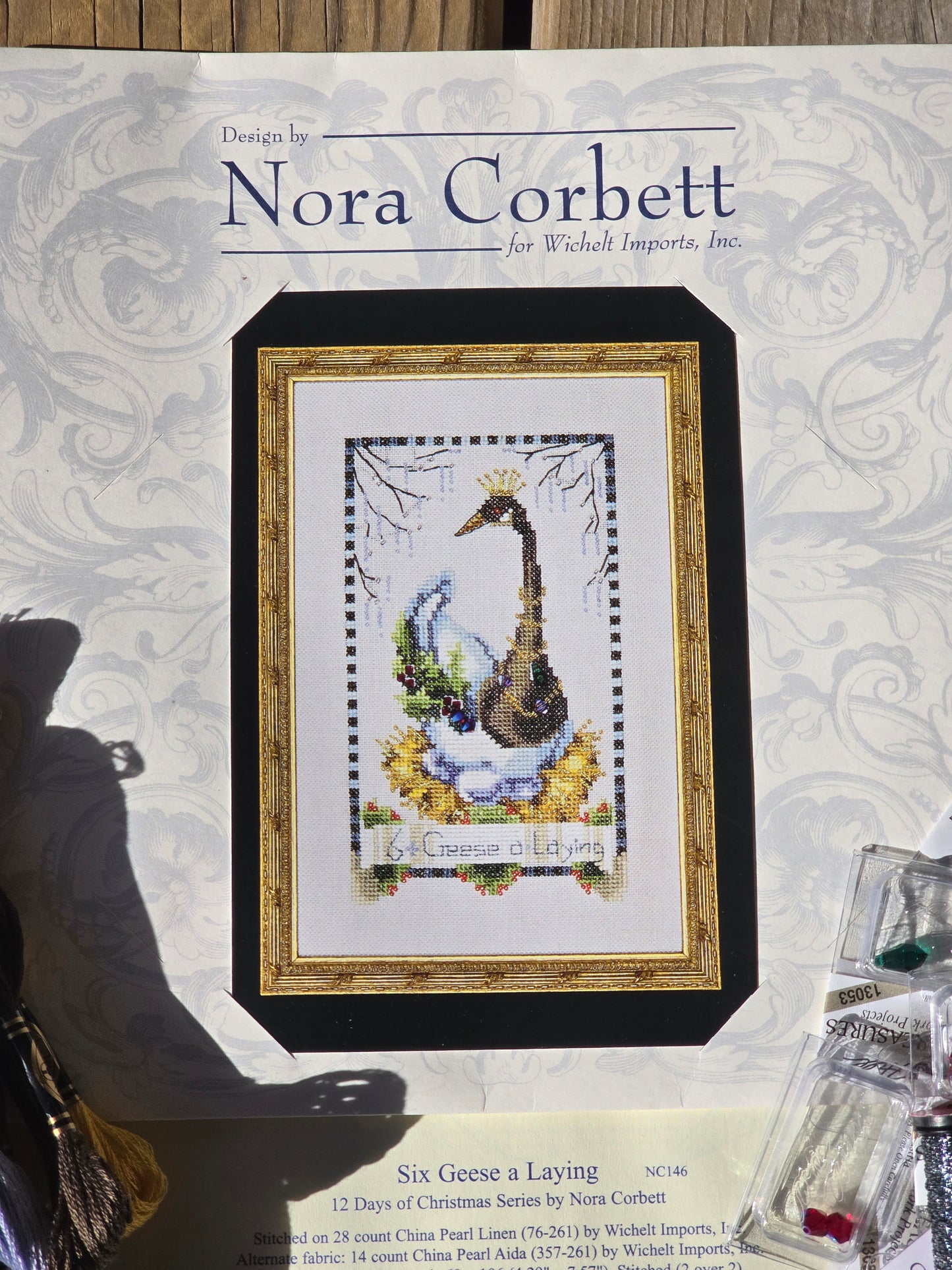 Mirabilia - Six Geese a Laying - Cross Stitch Kit