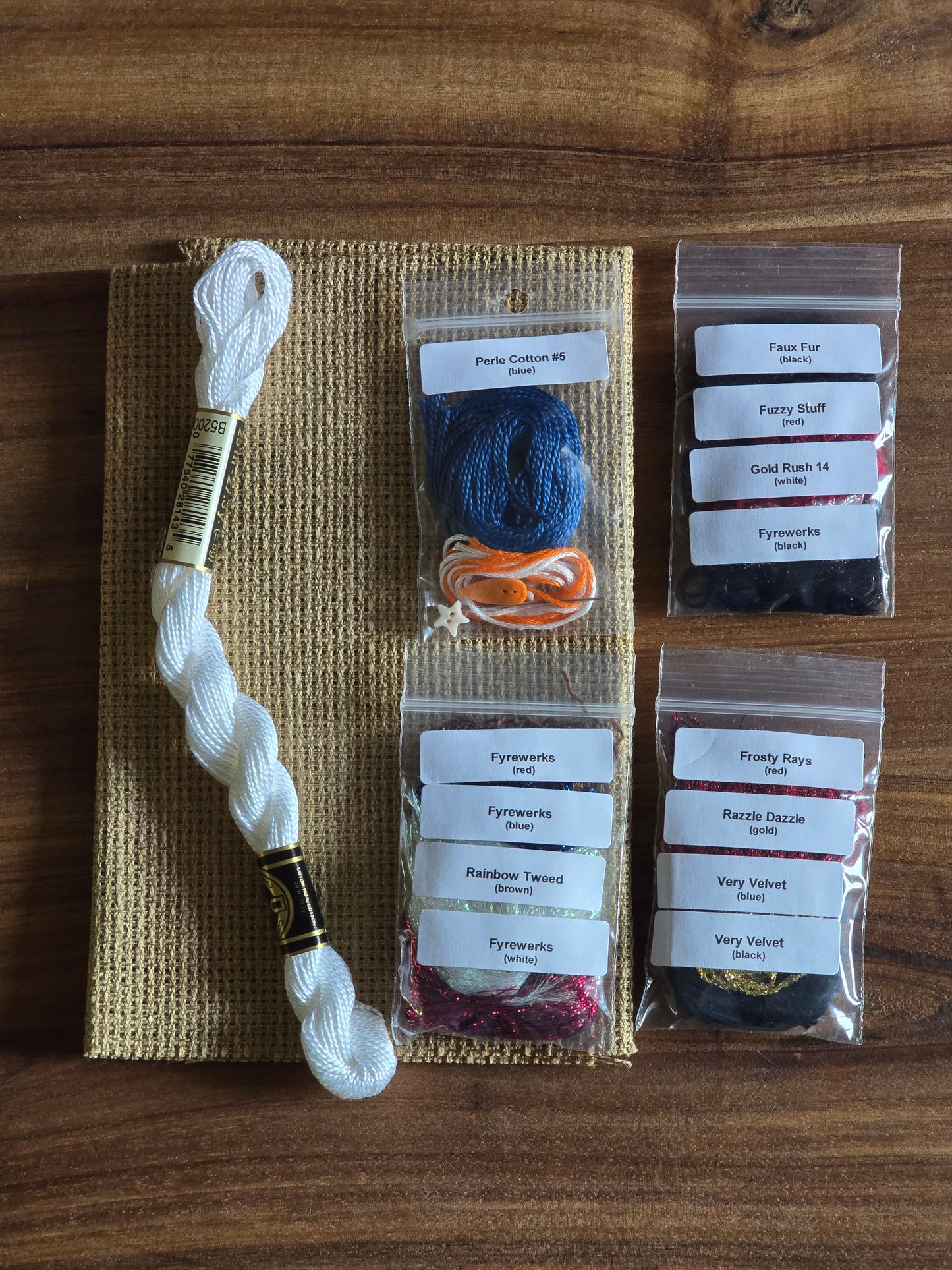The Stitchworks - Fibers-n-Stuff - Uncle SnowSam - Cross Stitch Kit