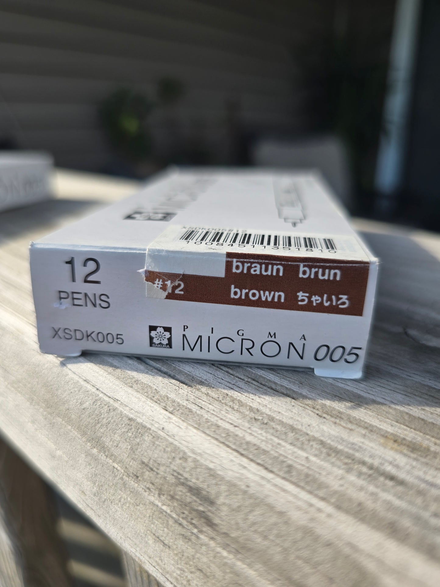 Pigma Micron Pen - 005 - Red, Blue, Brown