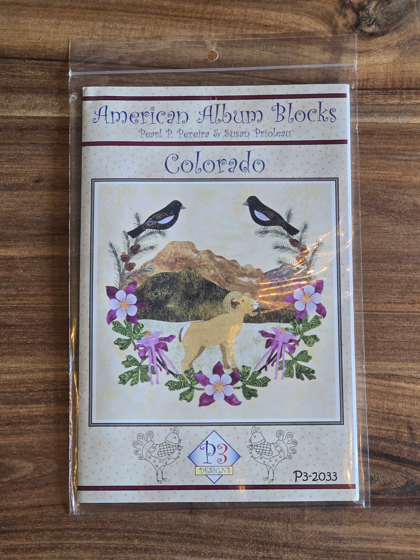 P3 Designs - American Album Blocks - Colorado - Applique Pattern