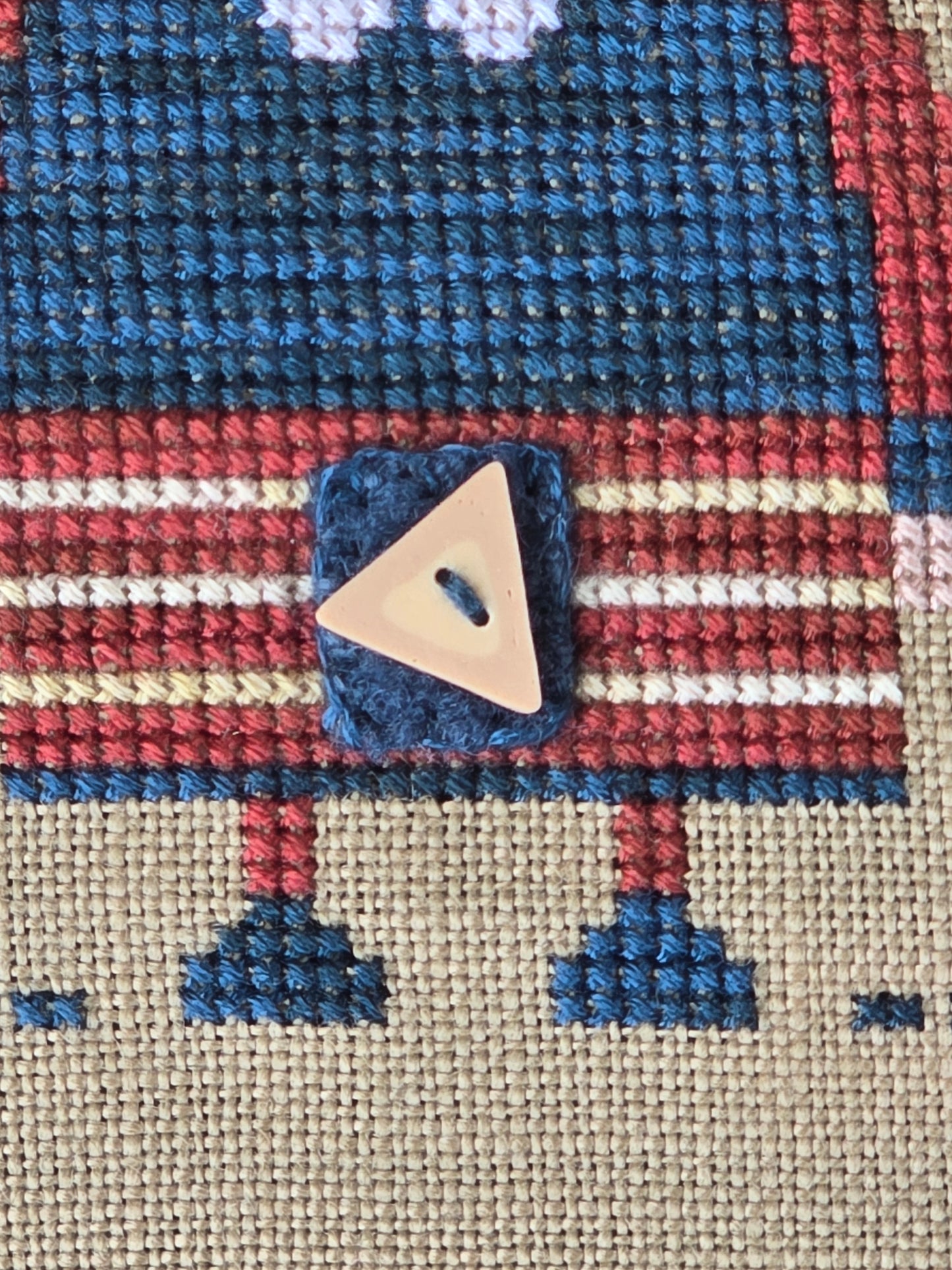 Uncle Sam - Completed Cross Stitch