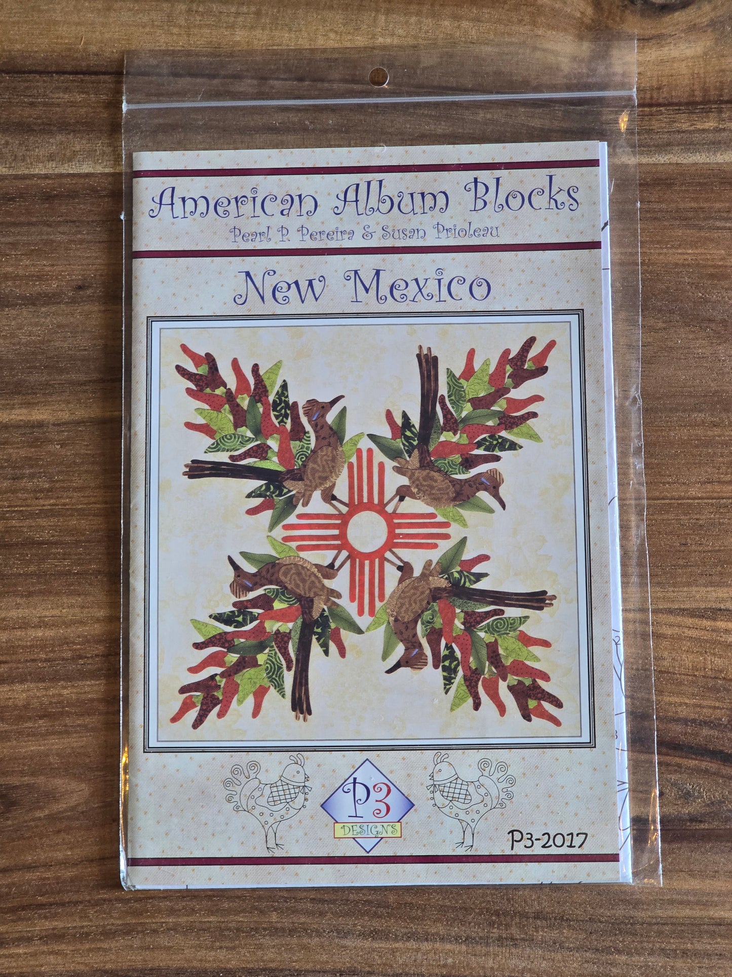 P3 Designs - American Album Blocks - New Mexico - Applique Pattern