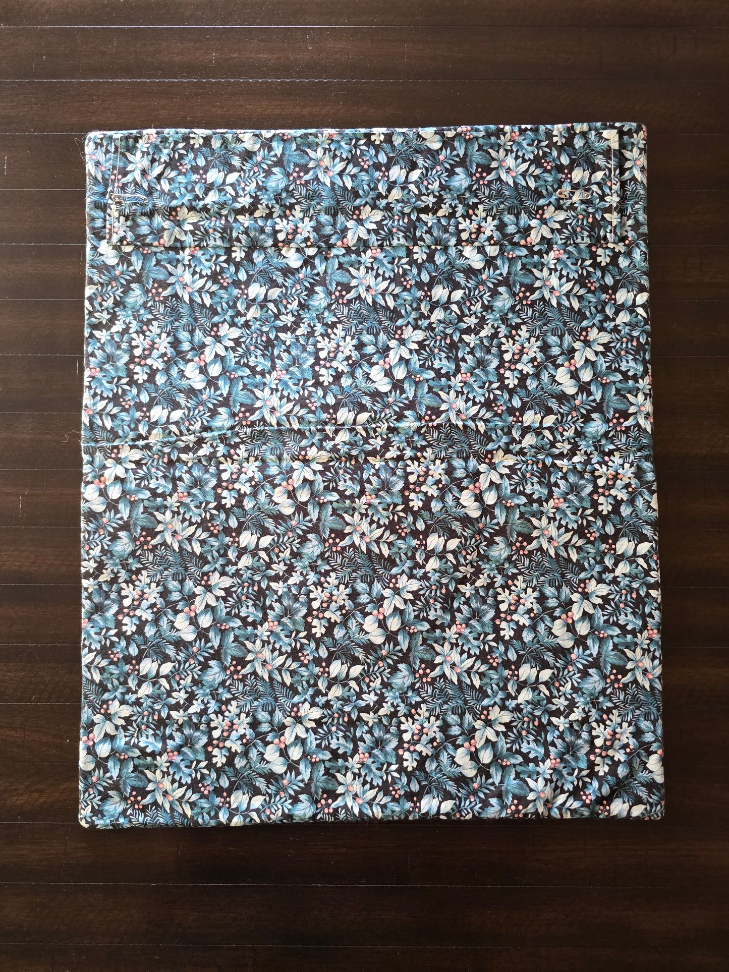 Primitive Wool Appliqué Snowman Wall Hanging – "Winter Starlight"