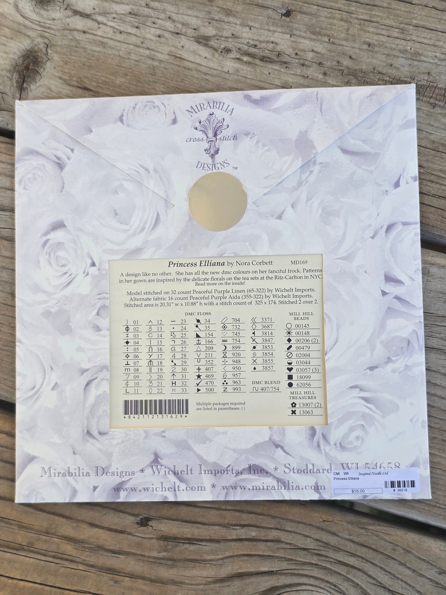 Mirabilia - Princess Elliana - Cross Stitch Kit