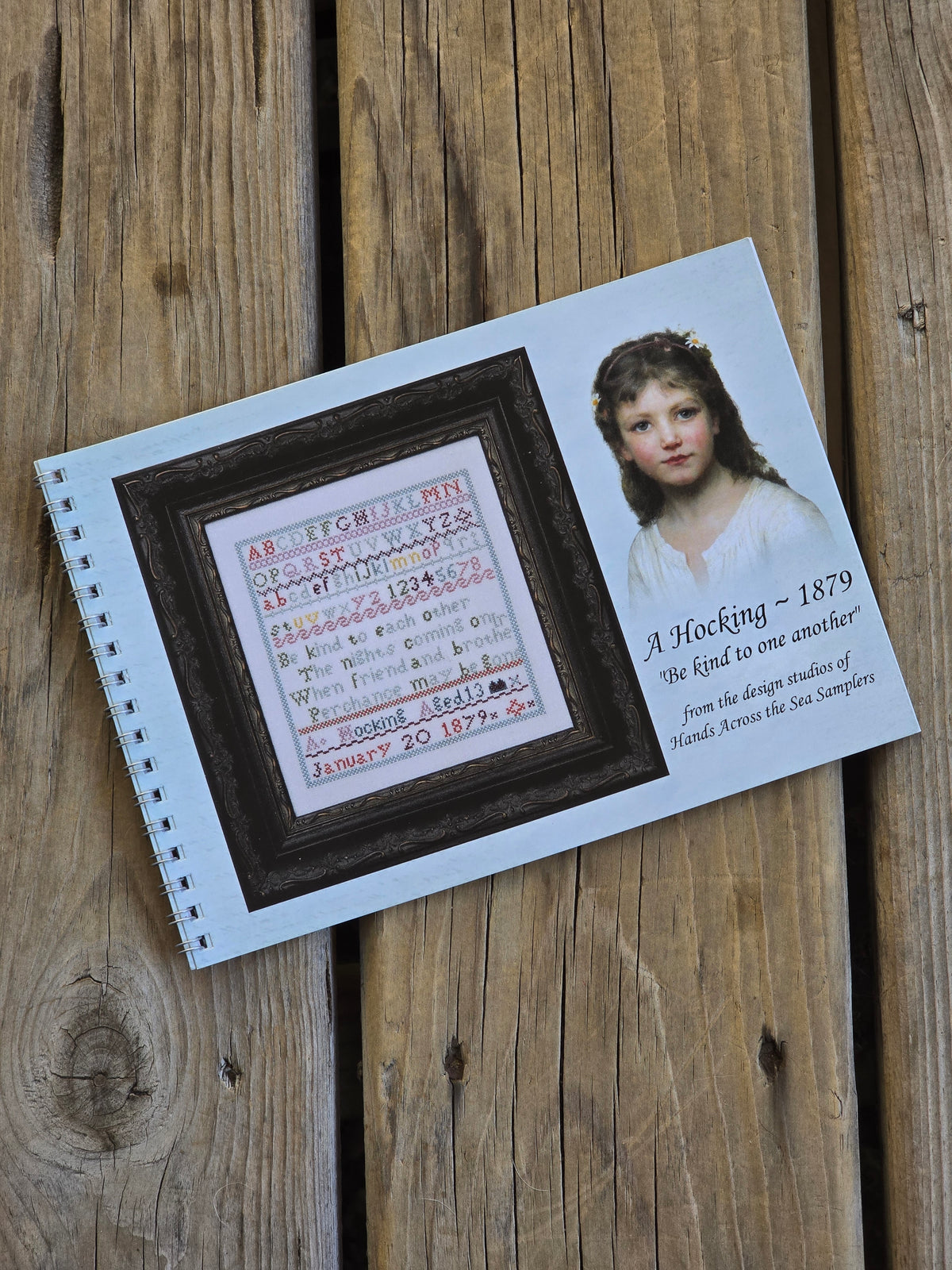 Hands Across The Sea Samplers - A Hocking - 1879 - Cross Stitch Pattern Booklet