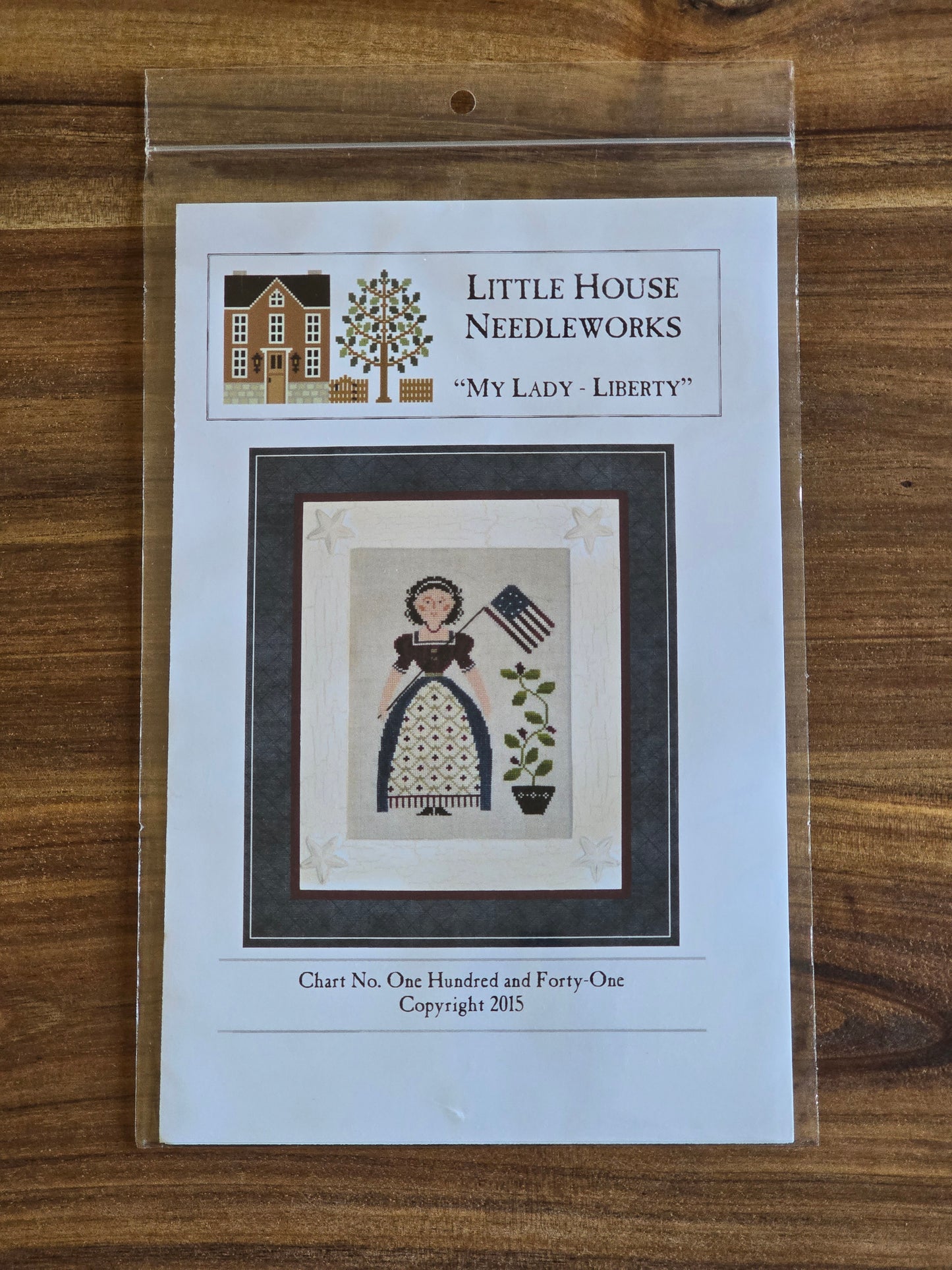 Little House Needleworks - My Lady - Liberty - Cross Stitch Pattern