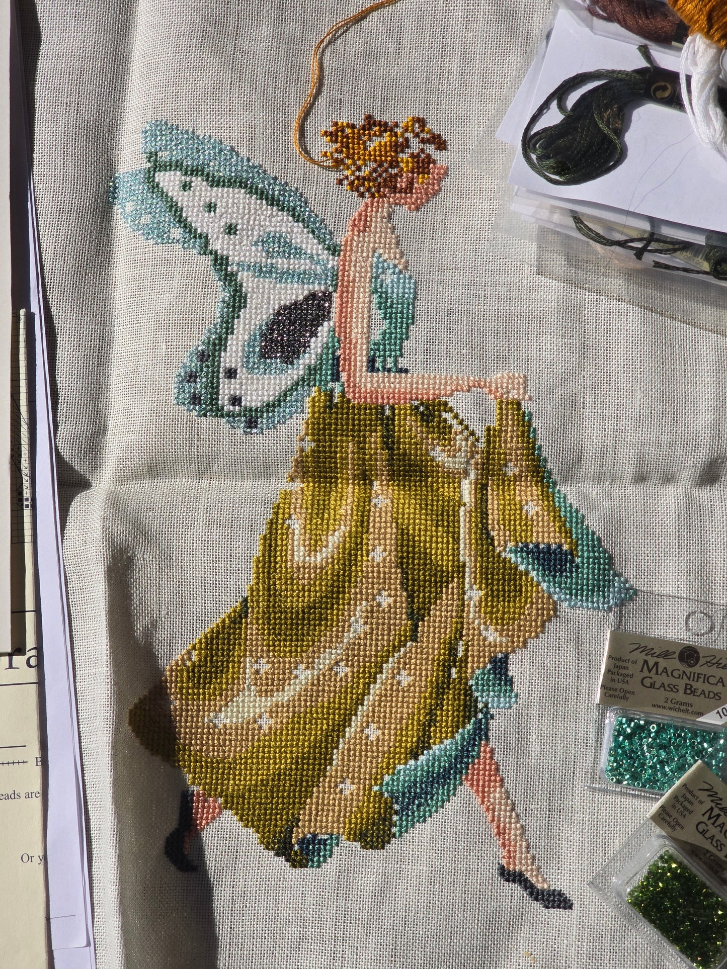Mirabilia - Ivy - Partially Completed Cross Stitch Kit