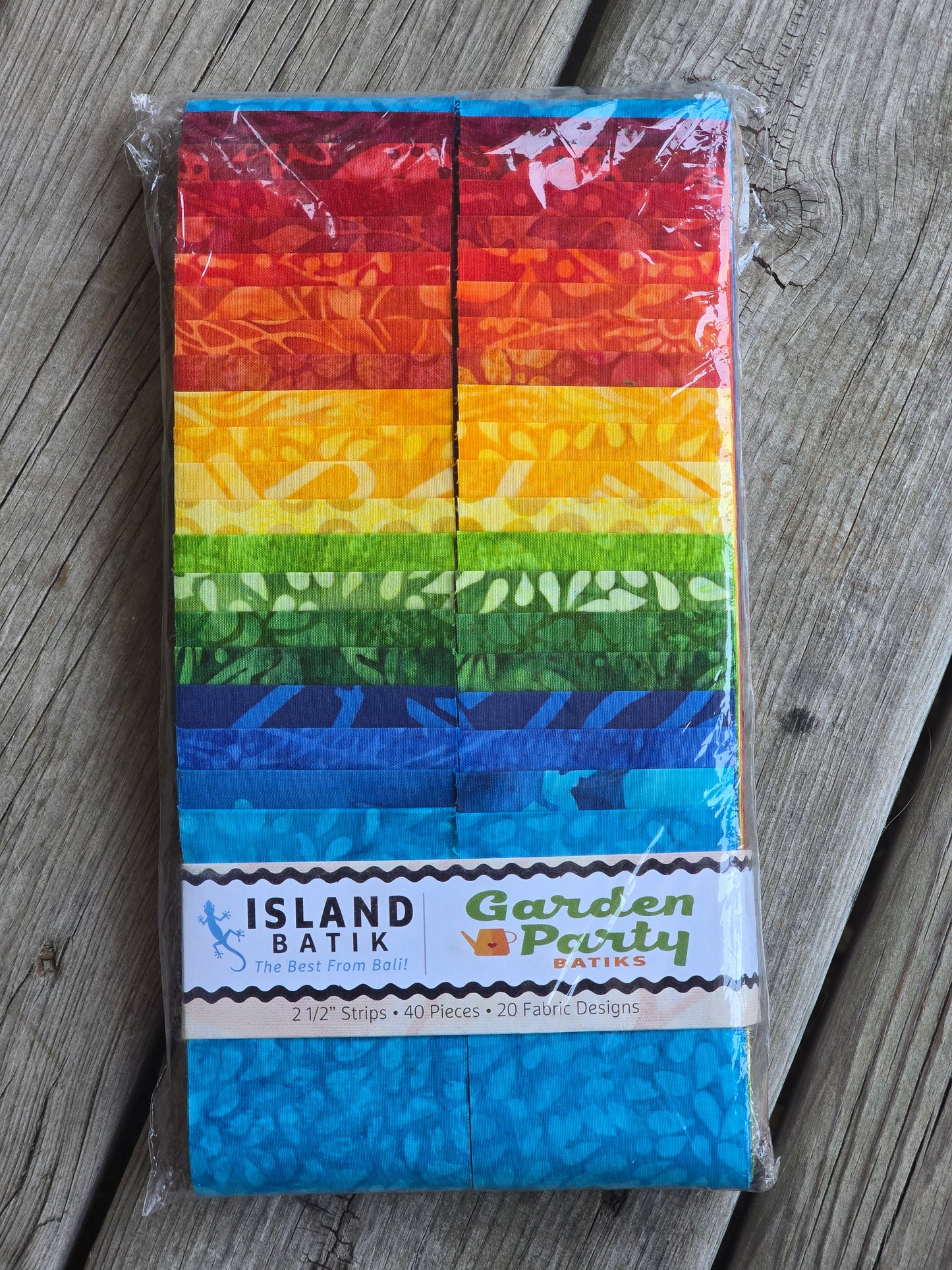 Island Batik - Garden Party Batiks - Quilting Fabric - Jelly Roll