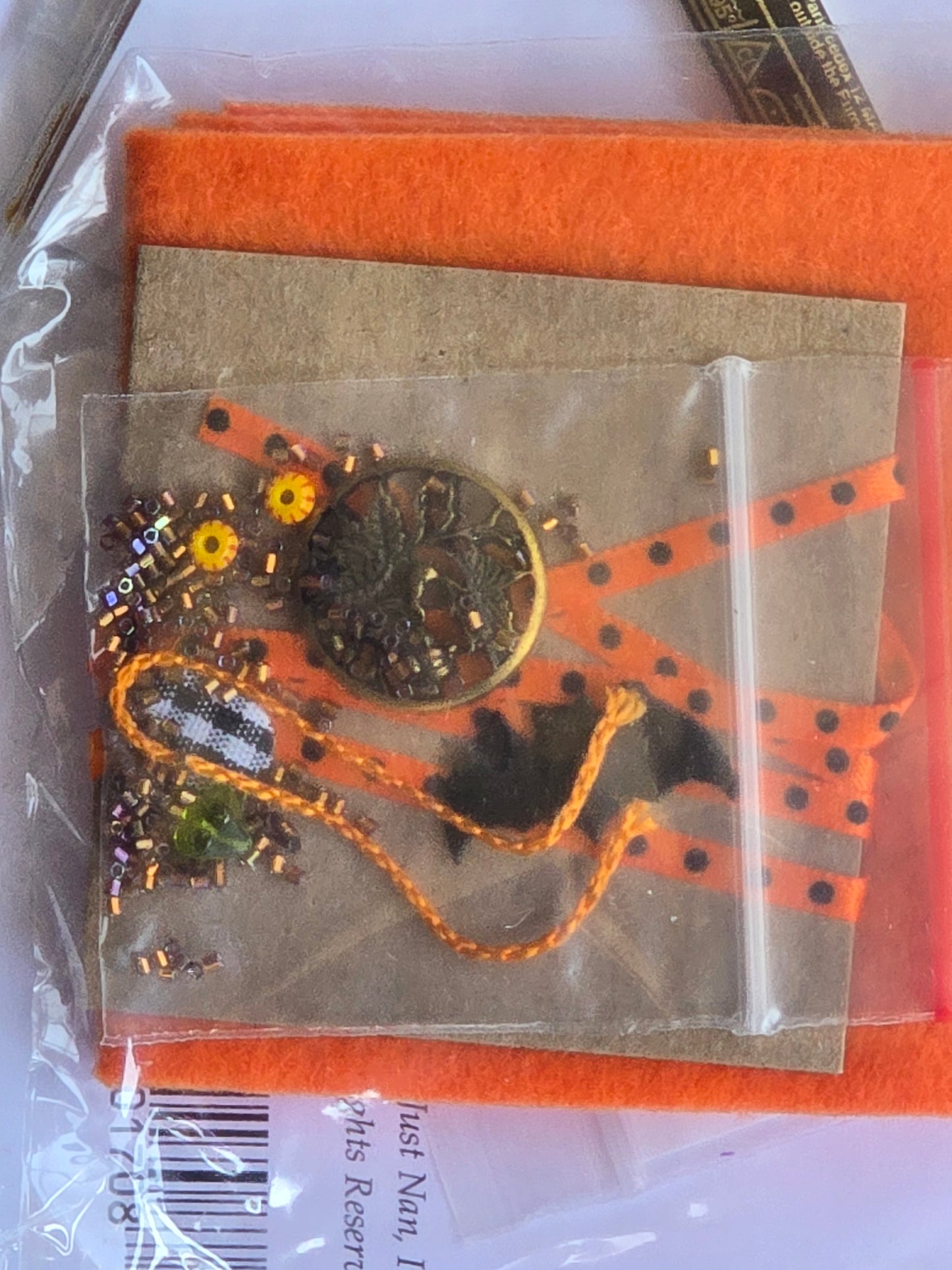 Just Nan - Haunted Autumn Mouse In A House - Limited Edition 2017 - Cross Stitch Pattern